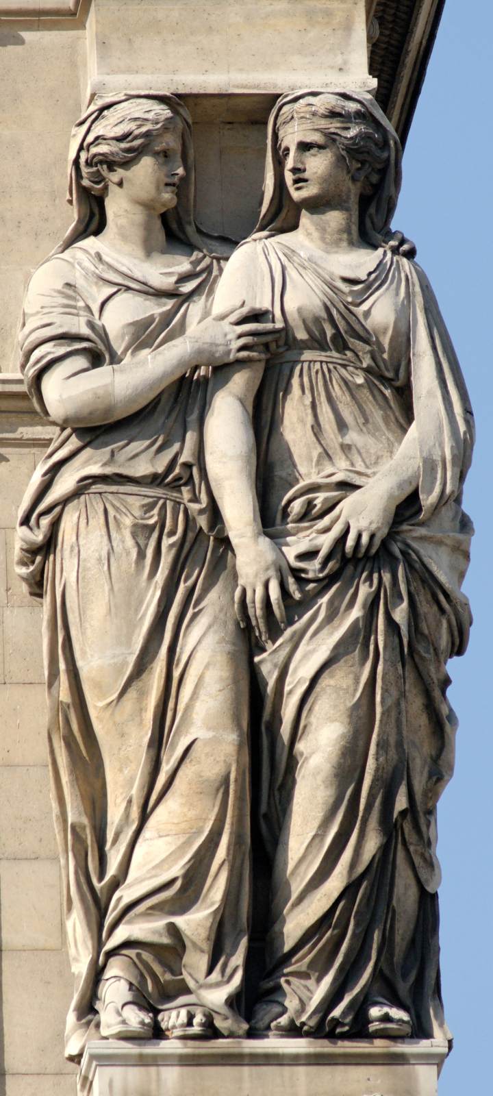 Pair of Caryatids by SARAZIN, Jacques