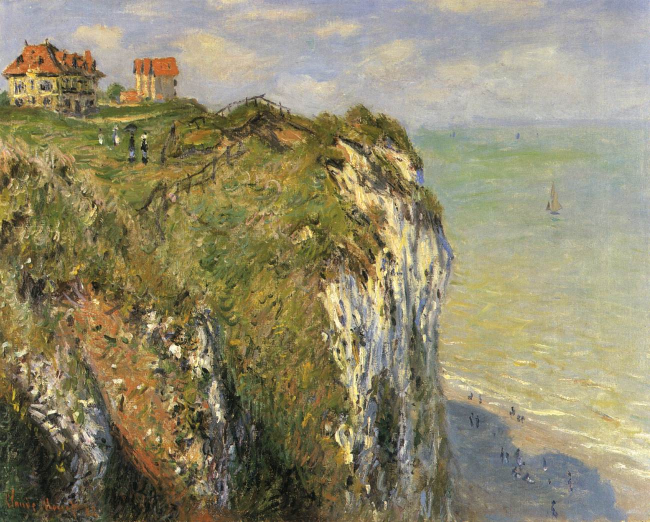 Cliffs near Dieppe by