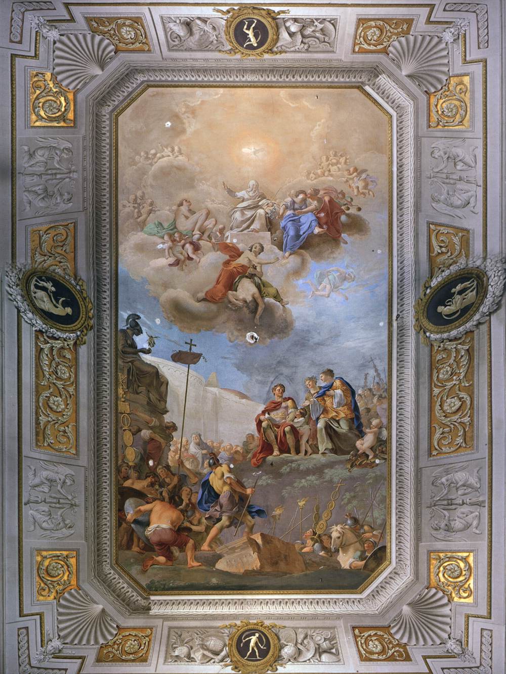 Ceiling decoration by GHERARDINI, Tommaso