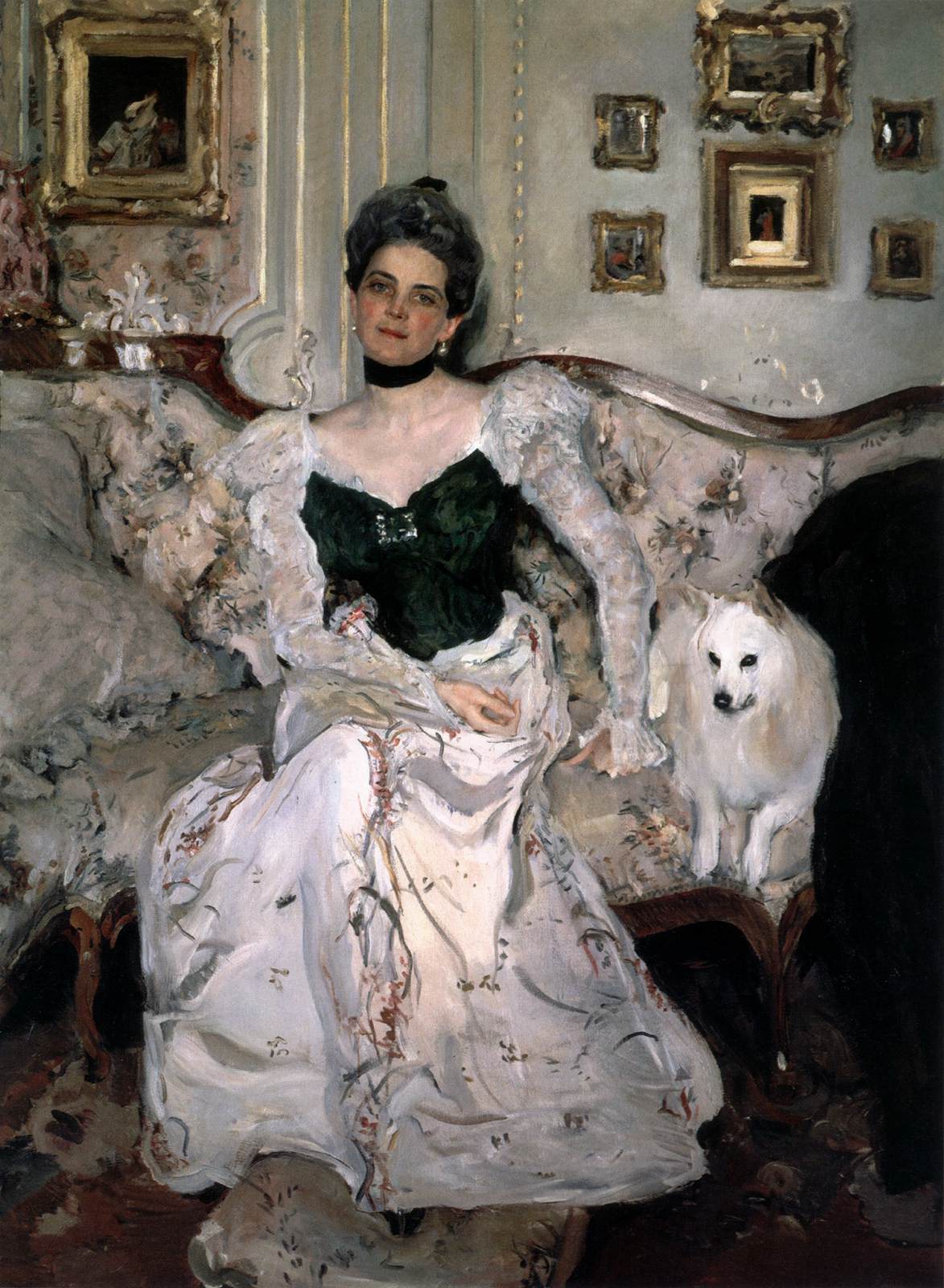 Portrait of Princess Yusupova by SEROV, Valentin