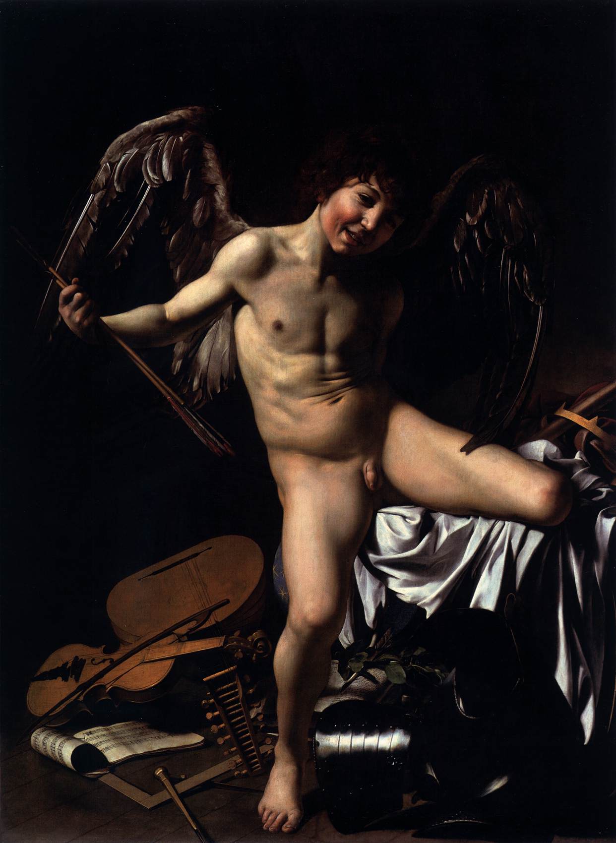 Amor Victorious by CARAVAGGIO