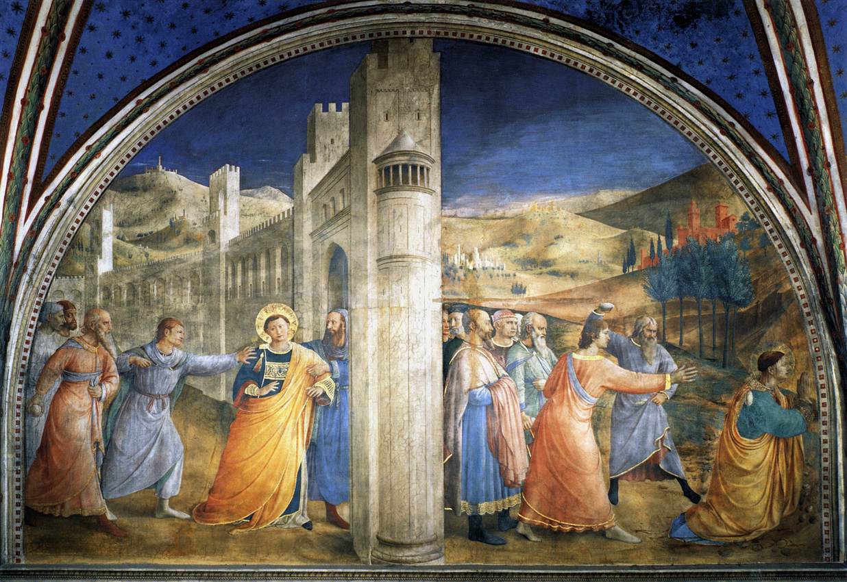 Lunette of the east wall by ANGELICO, Fra