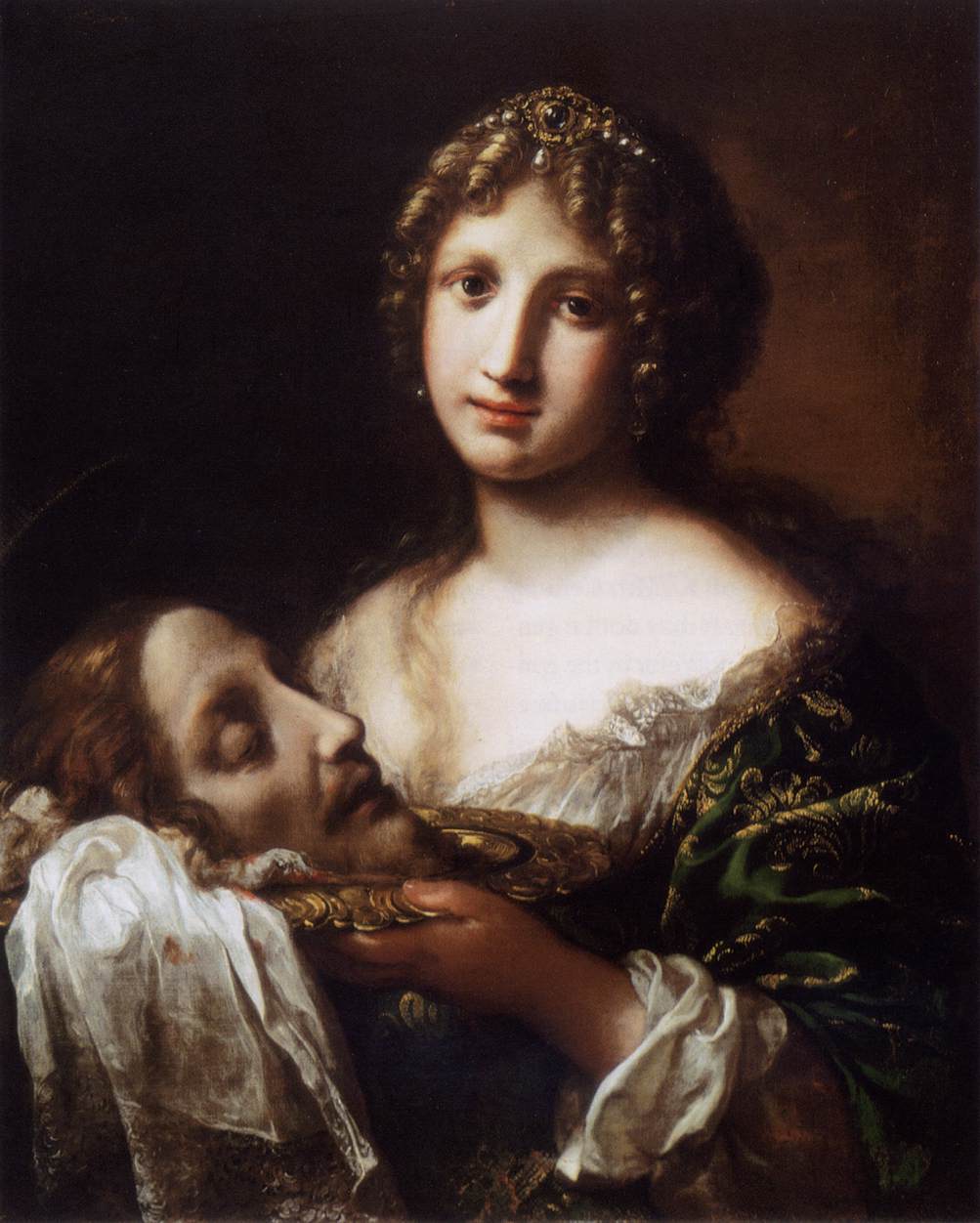 Salome with the Head of the Baptist by MARINARI, Onorio