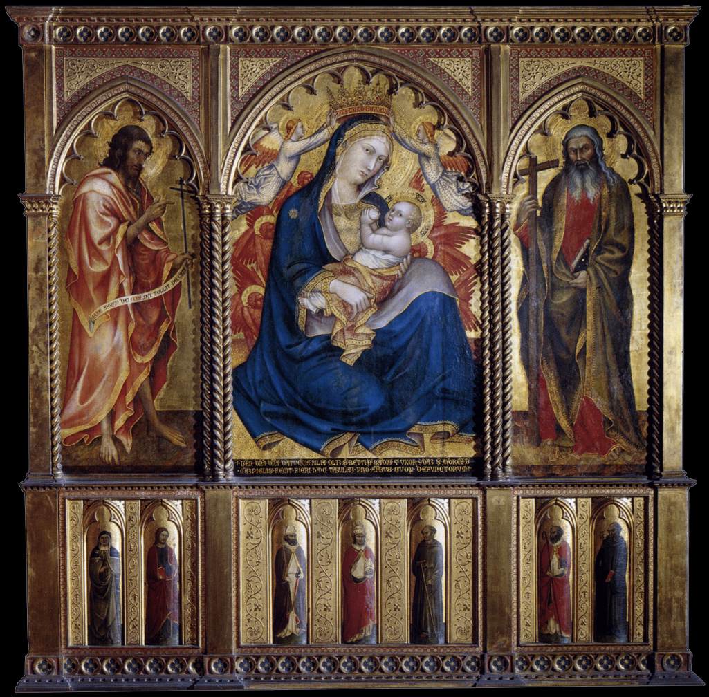 Virgin and Child with St John the Baptist and St Andrew by