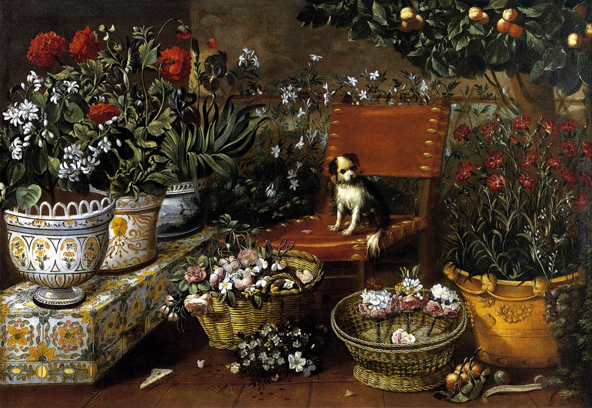 Garden View with a Dog by HIEPES, Tomás