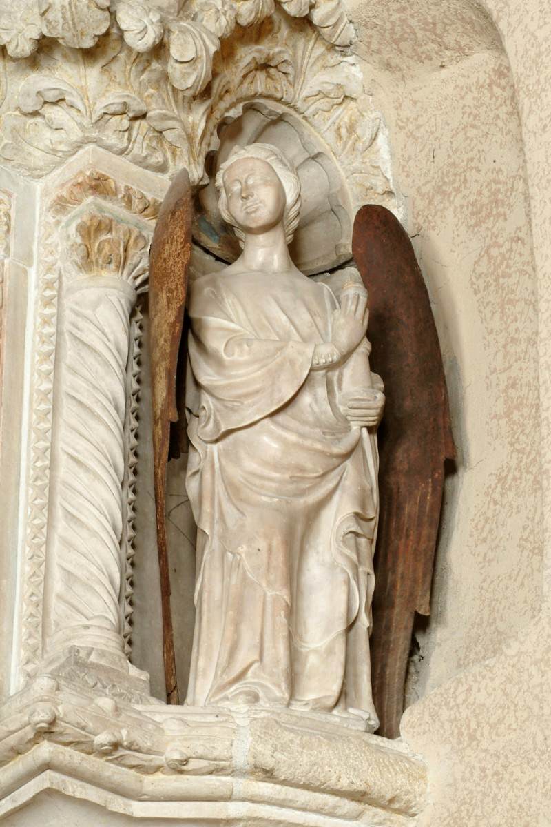 Tomb of Ubertino da Carrara (detail) by SANTI, Andriolo di Pagano de'