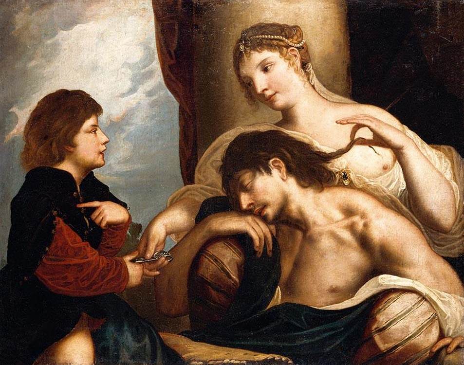 Samson and Delilah by PADOVANINO