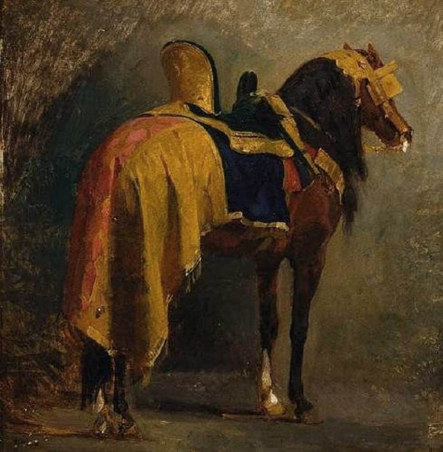 Horse Caparisoned by PILS, Isidore-Alexandre-Augustin