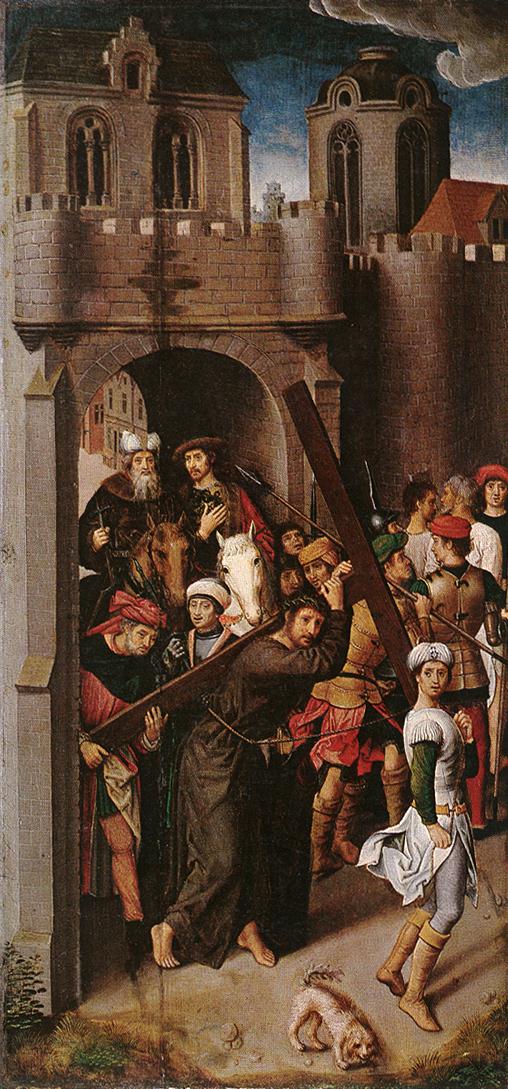 Carrying the Cross by MEMLING, Hans