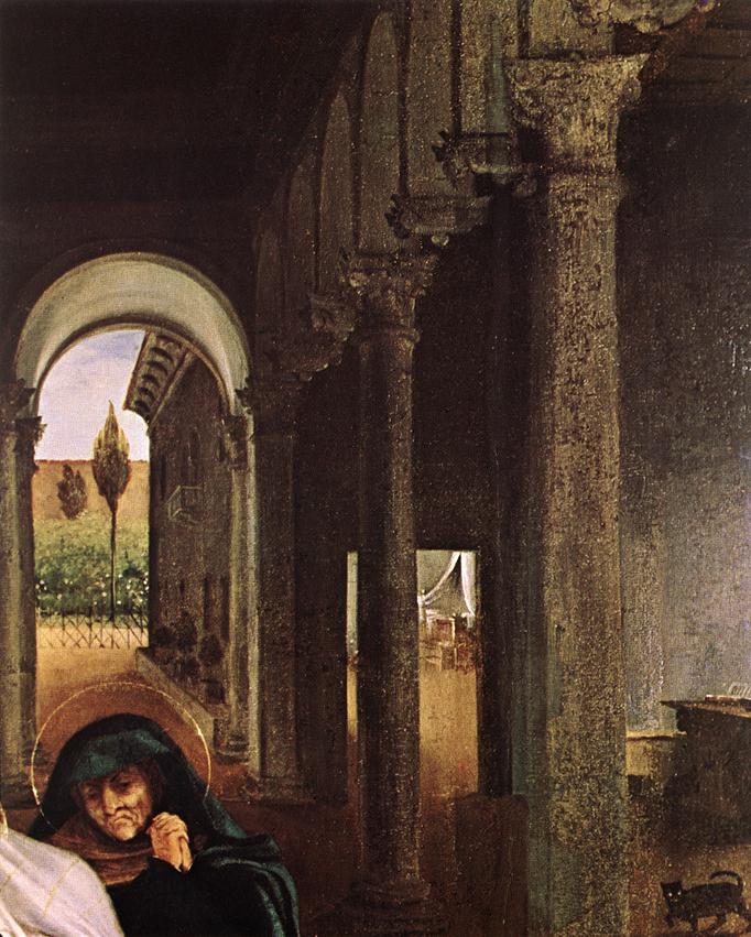 Christ Taking Leave of his Mother (detail) by LOTTO, Lorenzo