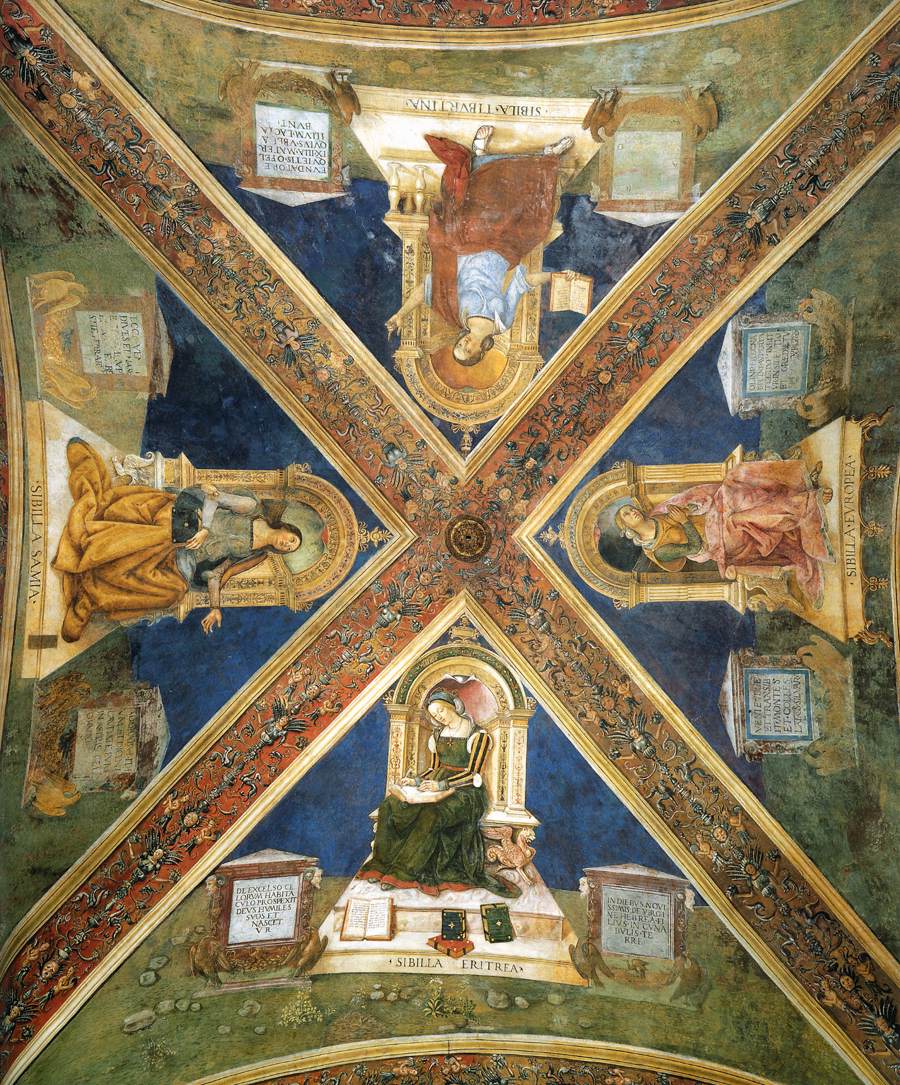 Four Enthroned Sibyls by PINTURICCHIO