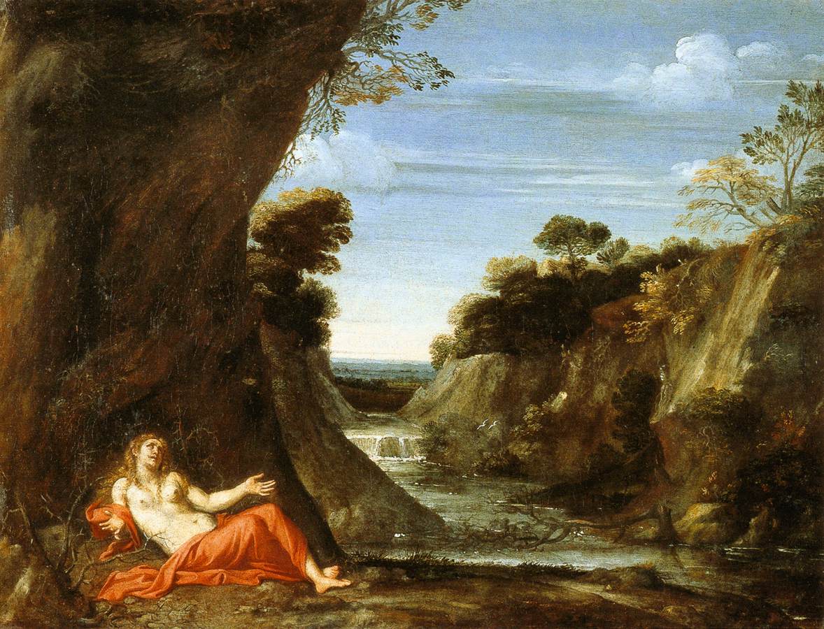 Penitent Magdalen in a Landscape by VIOLA, Giovan Battista