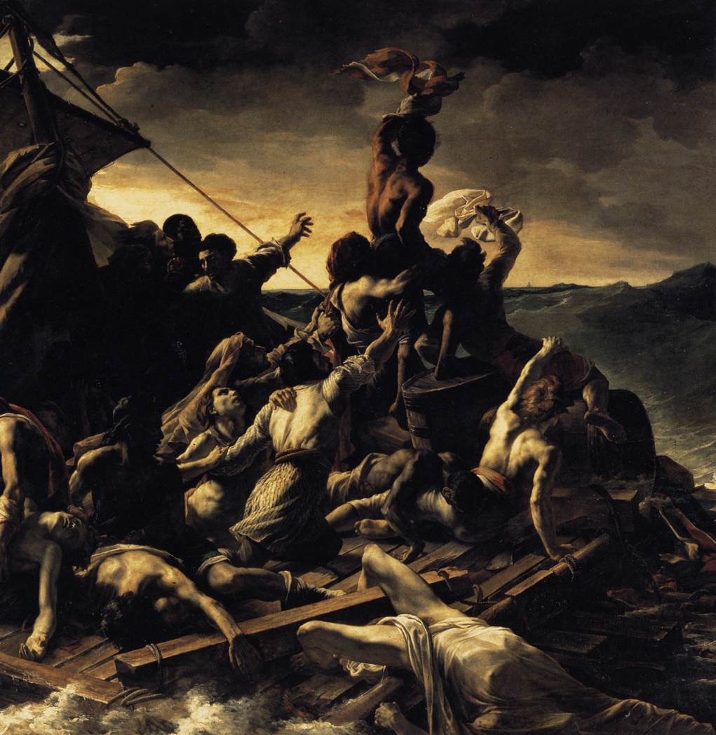 The Raft of the Medusa (detail) by GÉRICAULT, Théodore