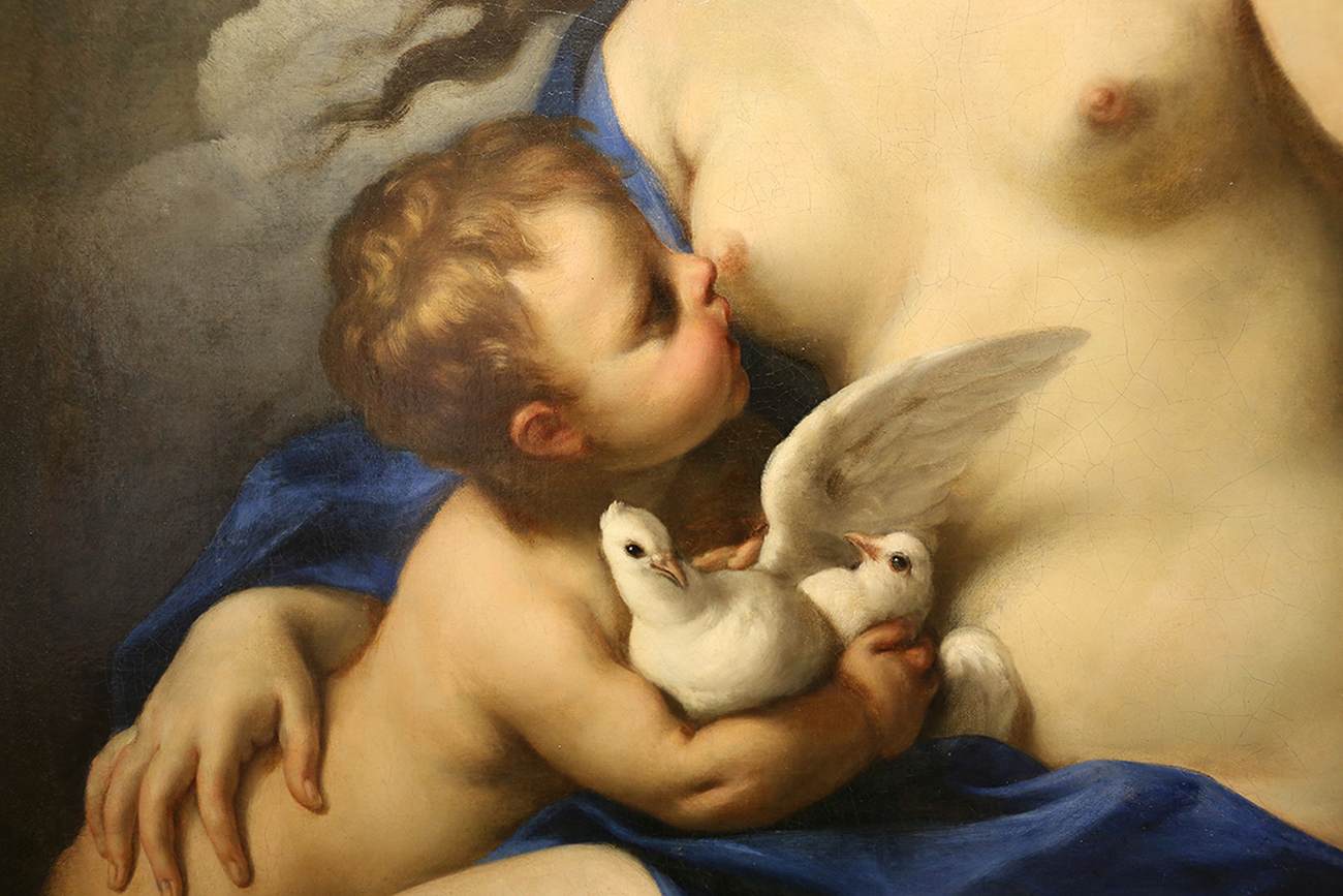 Venus and Cupid (detail) by