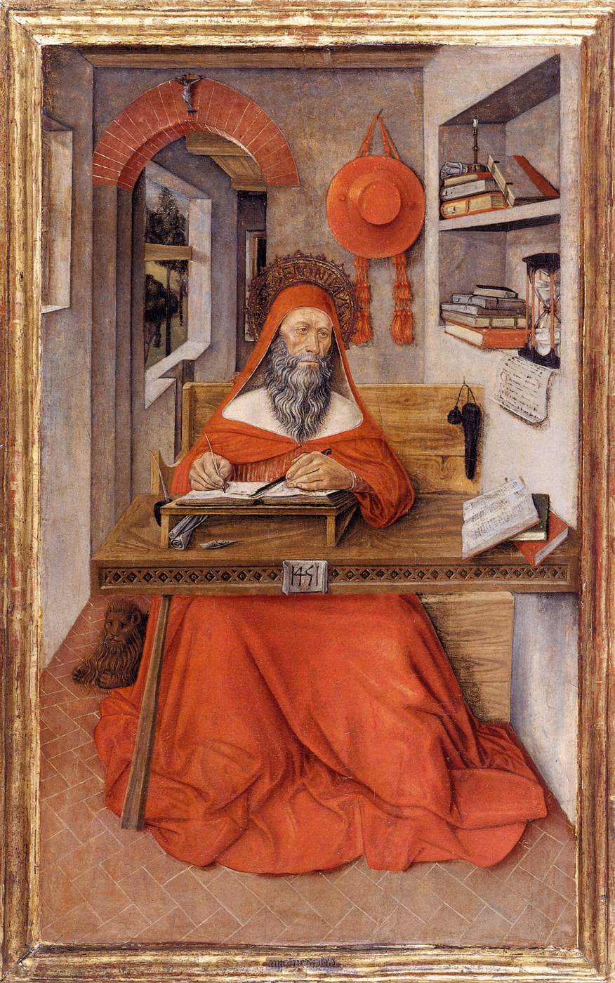 St Jerome in His Study by ANTONIO DA FIRENZE