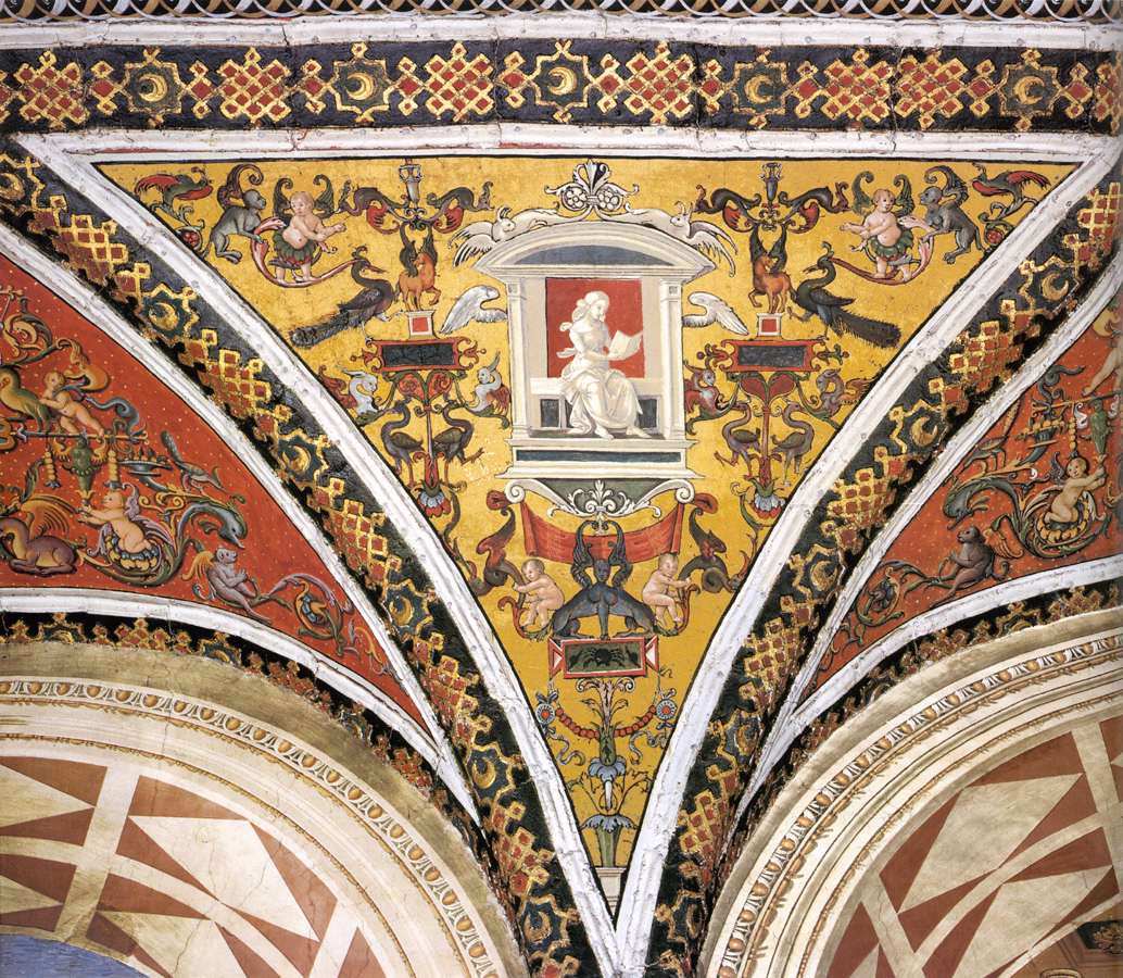 Ceiling decoration (detail) by