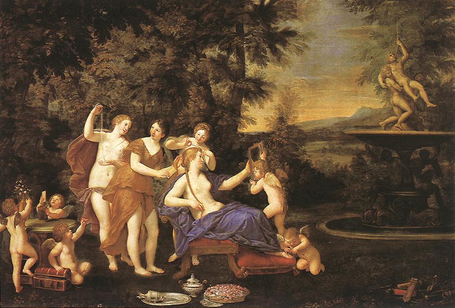 Venus Attended by Nymphs and Cupids by ALBANI, Francesco