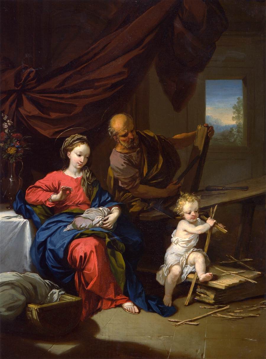 Holy Family in a Carpenter's Shop by