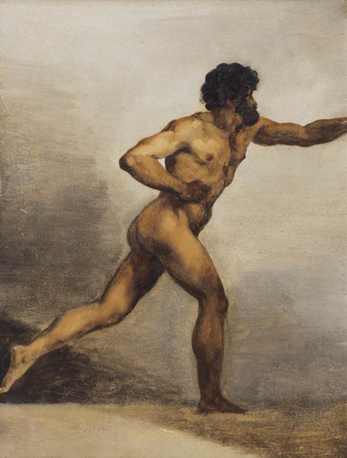 Study of a Male Nude by GÉRICAULT, Théodore