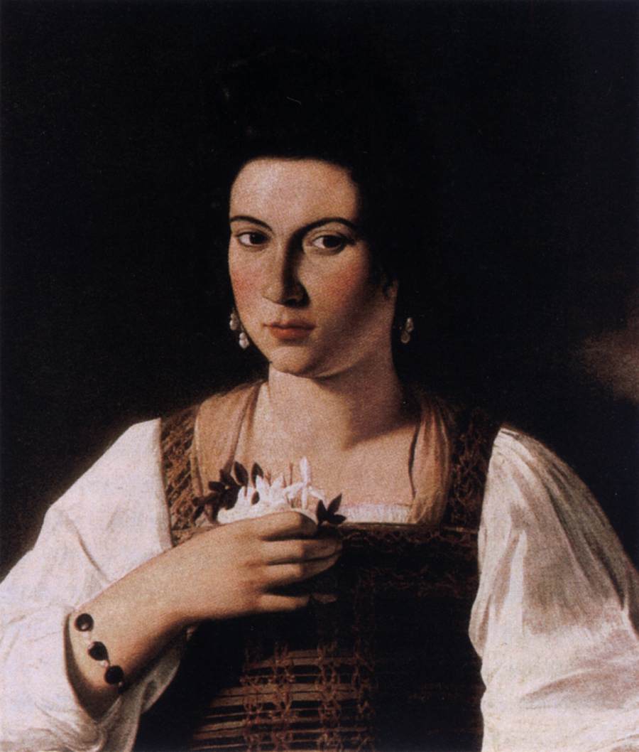 Portrait of a Courtesan by CARAVAGGIO