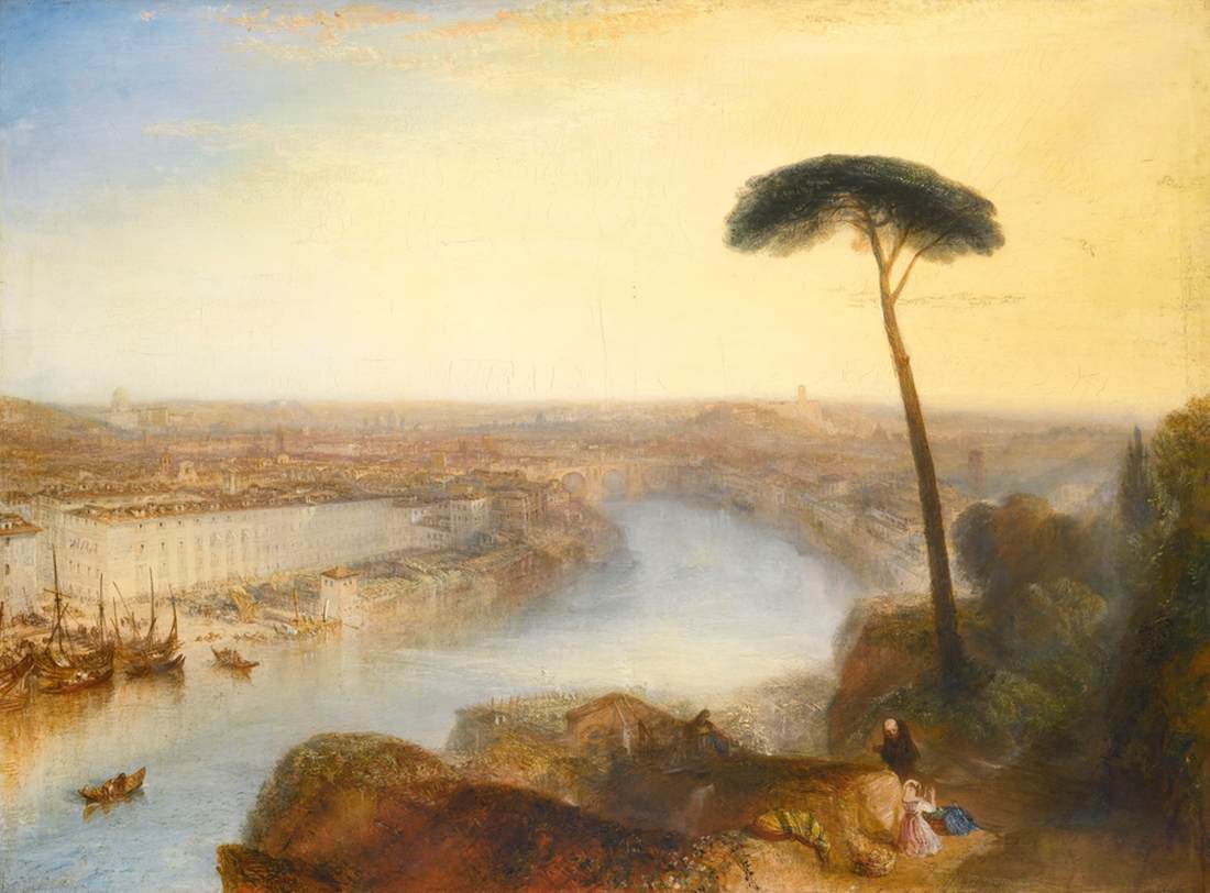 View of Rome from Mount Aventine by TURNER, Joseph Mallord William