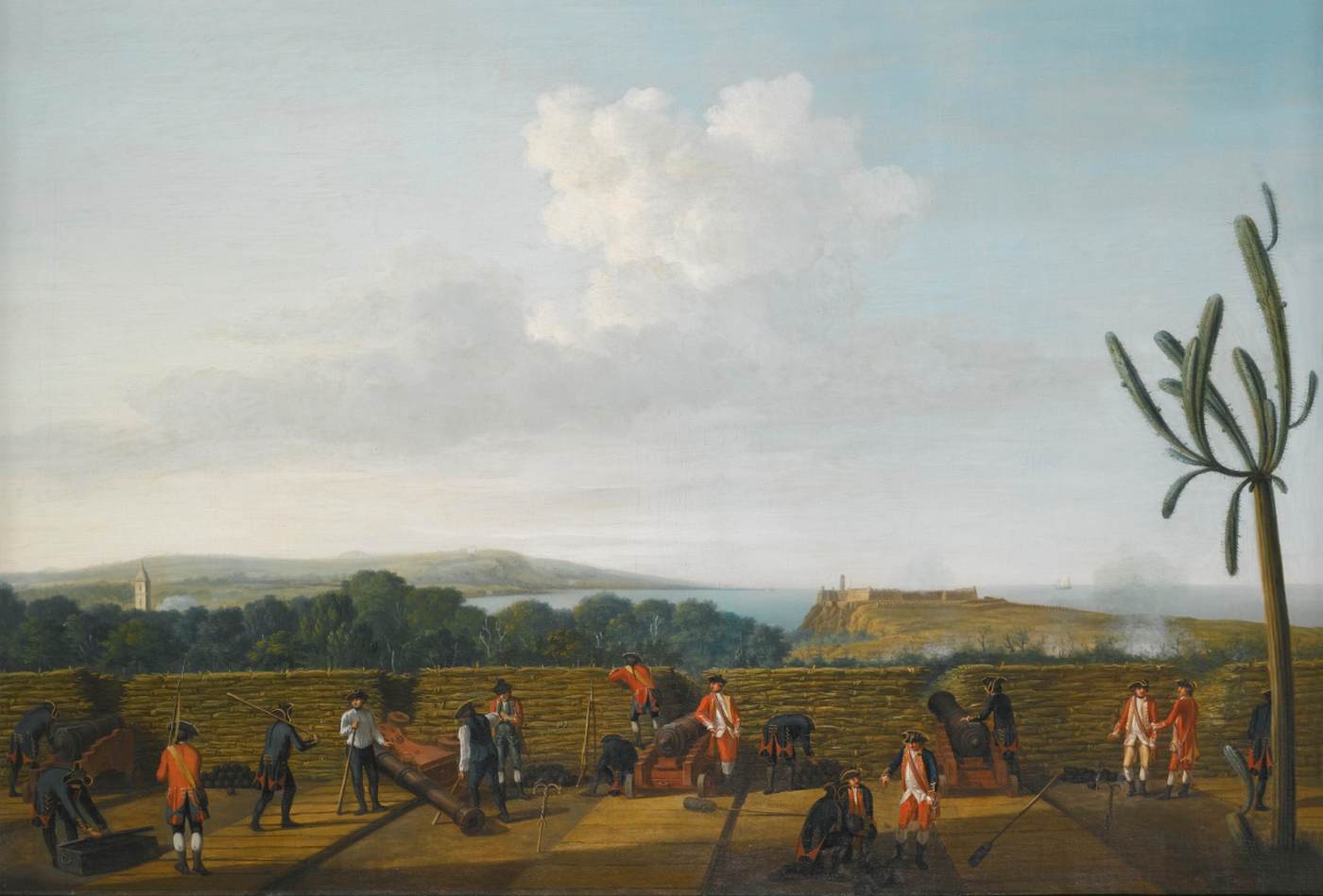 The Capture of Havana, Cuba, 1762 by SERRES, Dominic