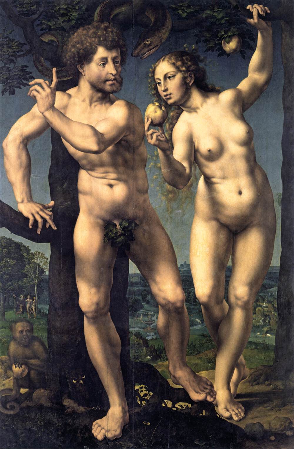 Adam and Eve by GOSSART, Jan