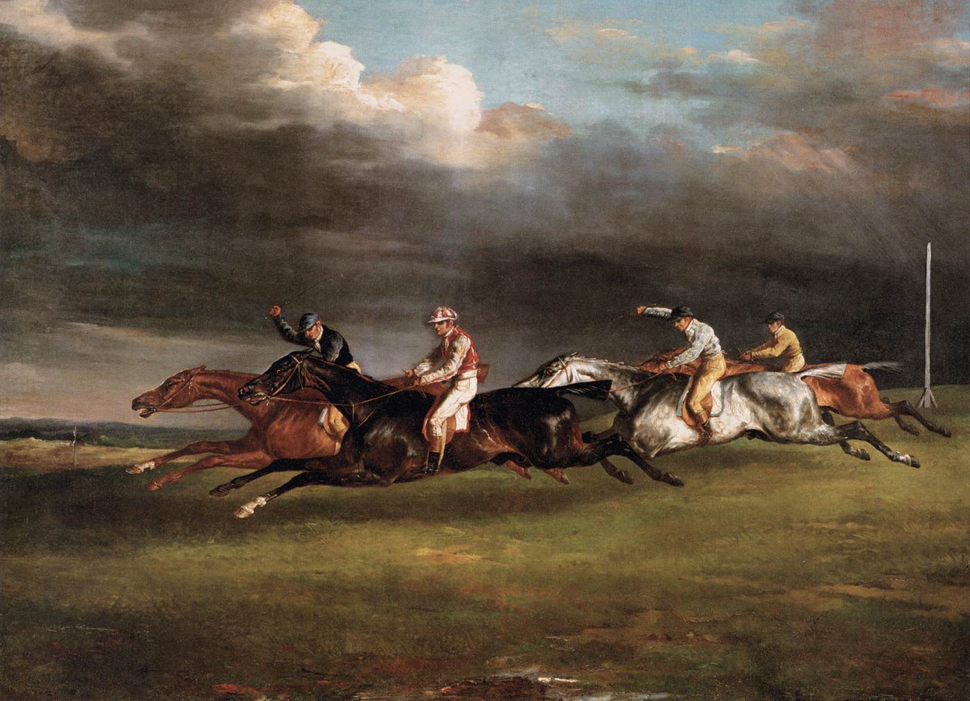 The Epsom Derby by GÉRICAULT, Théodore