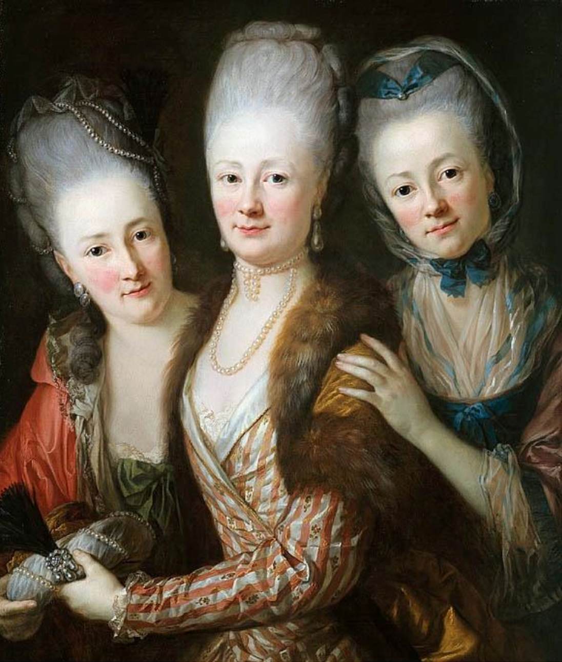 Portrait of the Daughters of Johann Julius von Vieth und Glossenau by