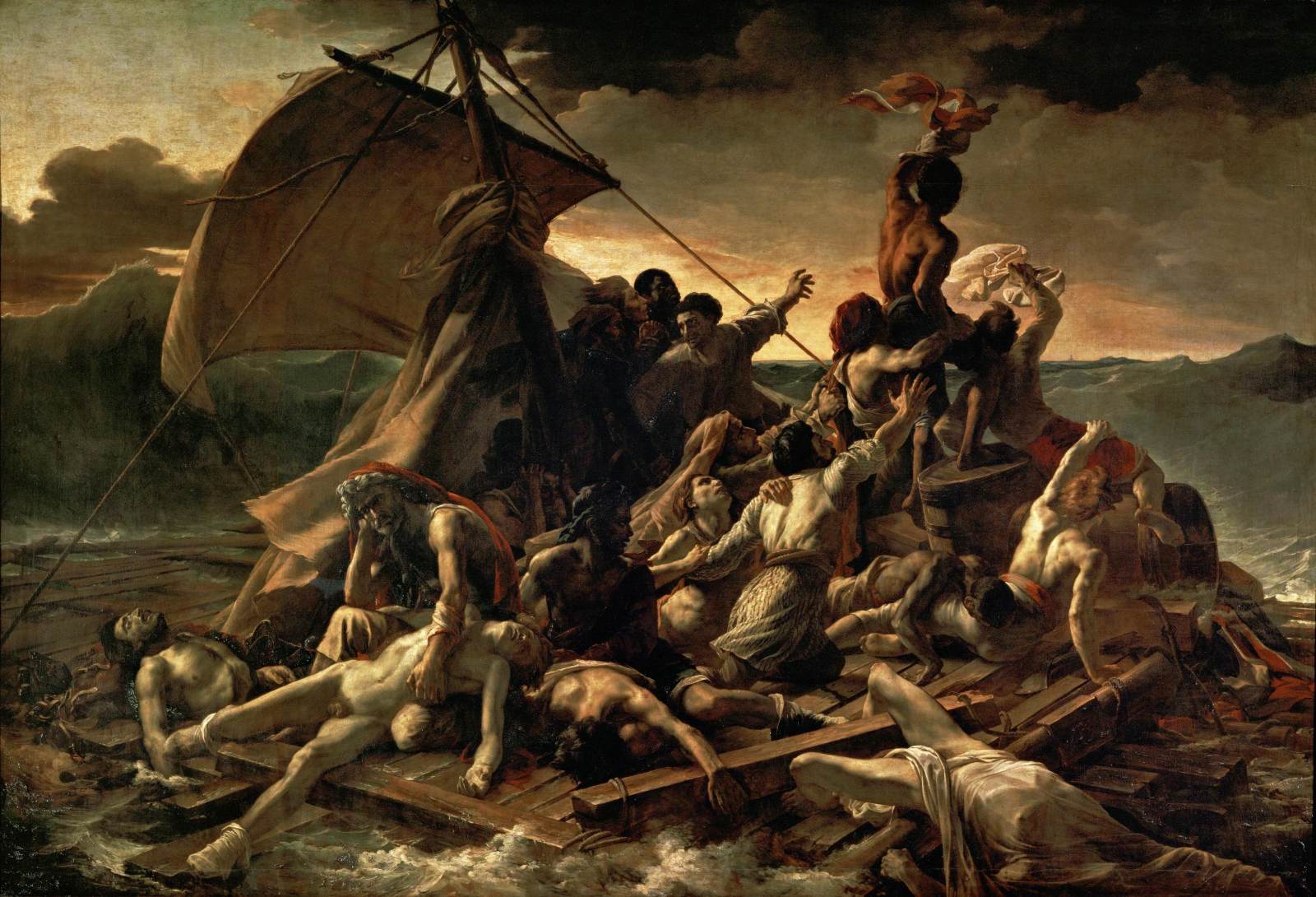 The Raft of the Medusa by GÉRICAULT, Théodore