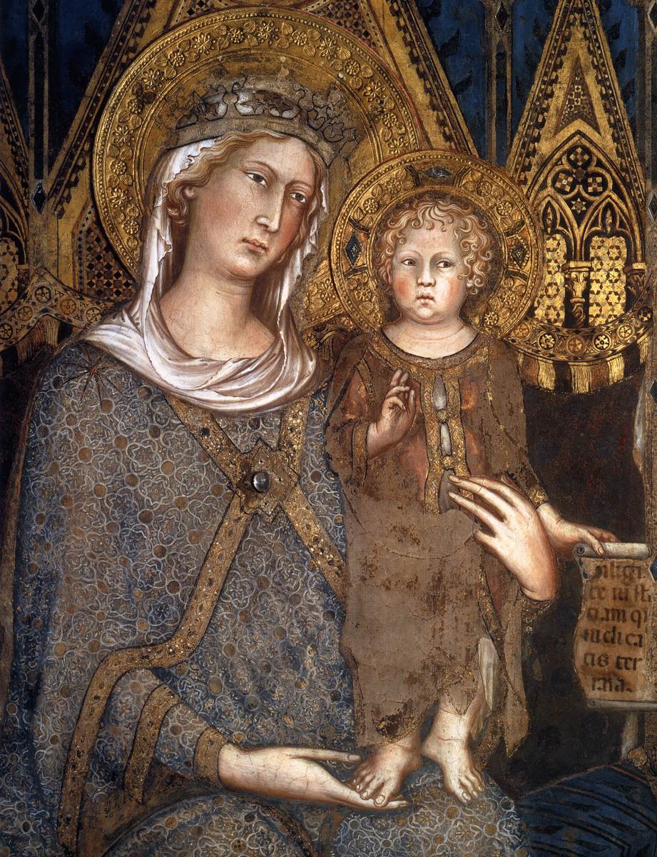 Maestà (detail) by SIMONE MARTINI