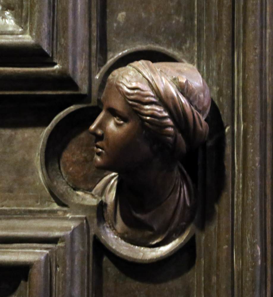 Bronze Doors of the New Sacristy (detail) by MASO DI BARTOLOMMEO