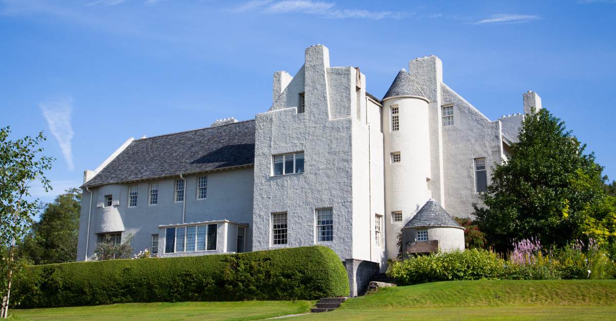 Exterior view by MACKINTOSH, Charles Rennie