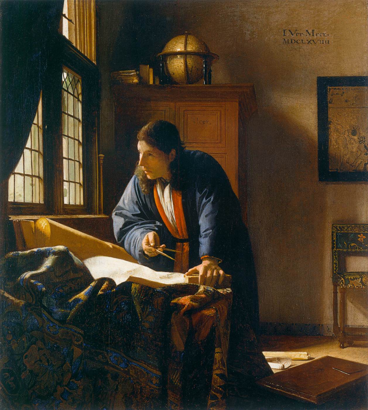 The Geographer by VERMEER, Johannes