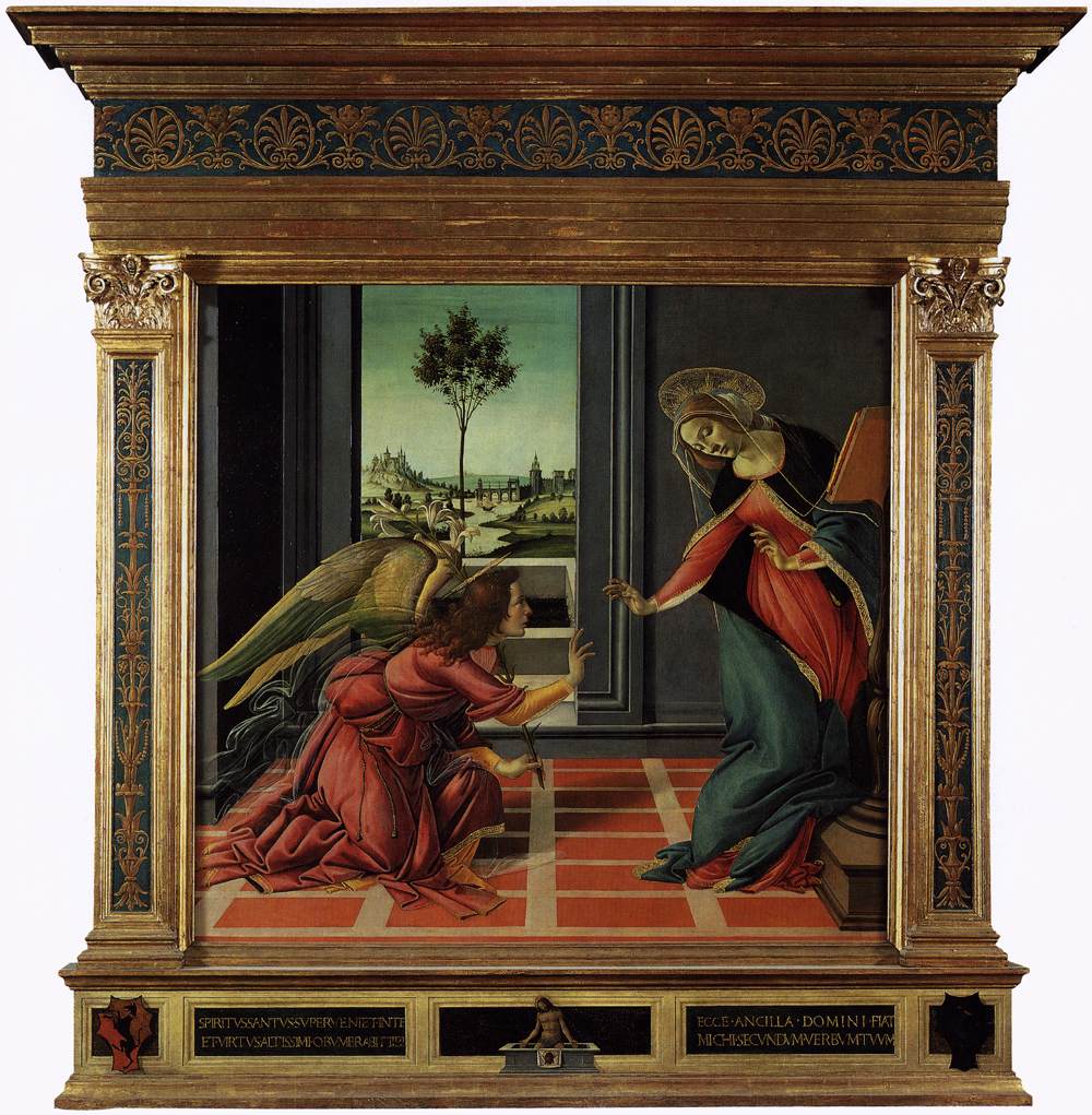 Cestello Annunciation (in frame) by