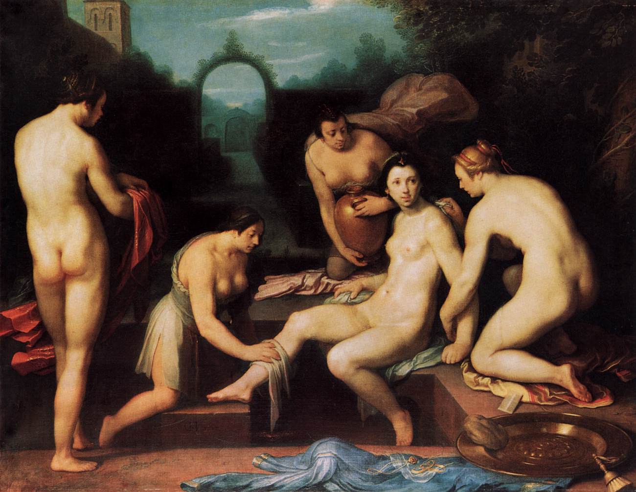 Bathsheba by CORNELIS VAN HAARLEM