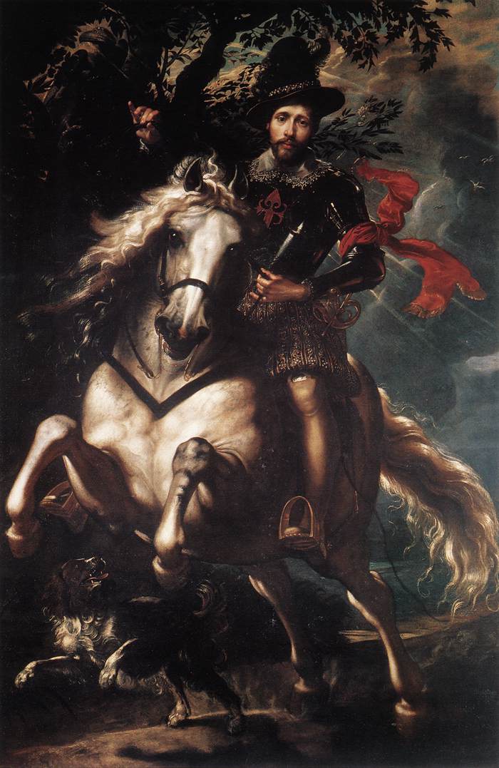 Equestrian Portrait of Giancarlo Doria by RUBENS, Peter Paul