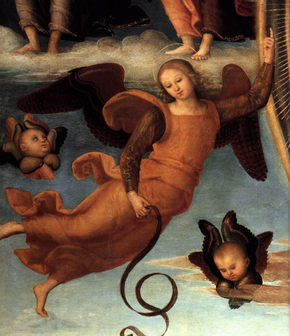 Assumption of the Virgin (detail) by PERUGINO, Pietro