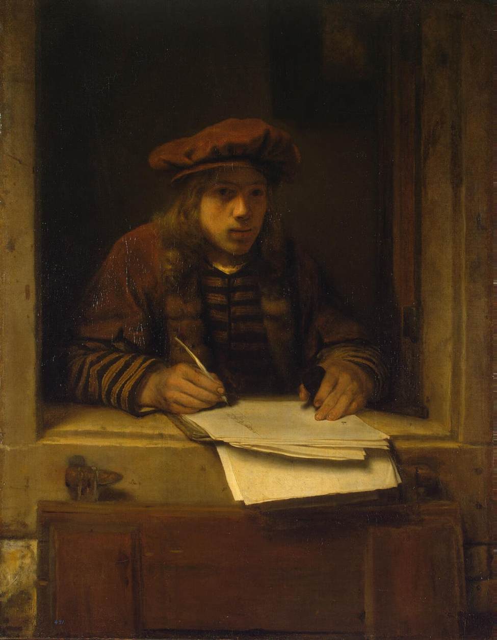 Self-Portrait by HOOGSTRATEN, Samuel van