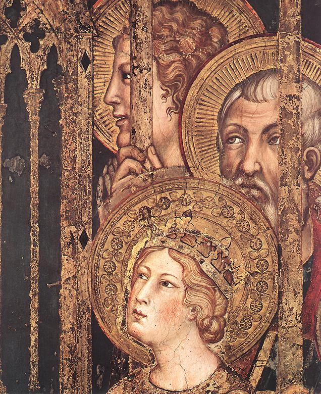 Maestà (detail) by SIMONE MARTINI