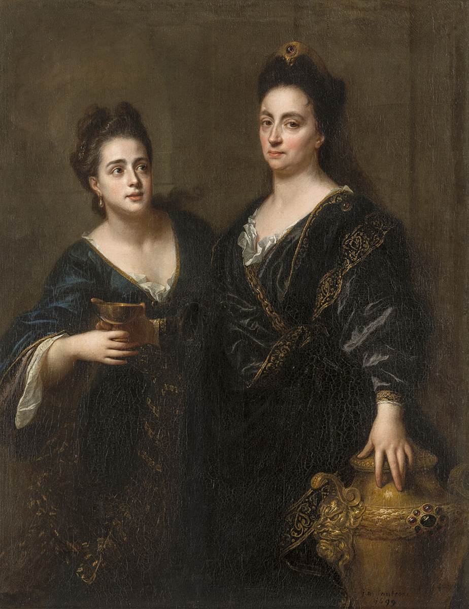 Two Actresses by SANTERRE, Jean-Baptiste