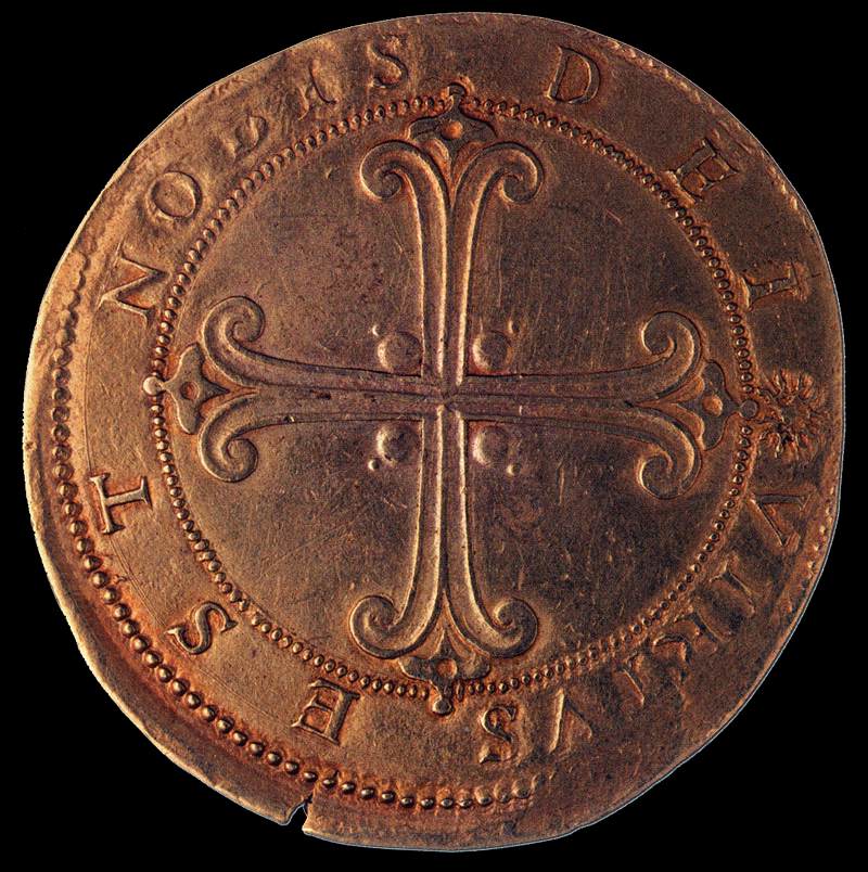 Gold Coin on Cosimo I (reverse) by GALEOTTI, Pietro Paolo