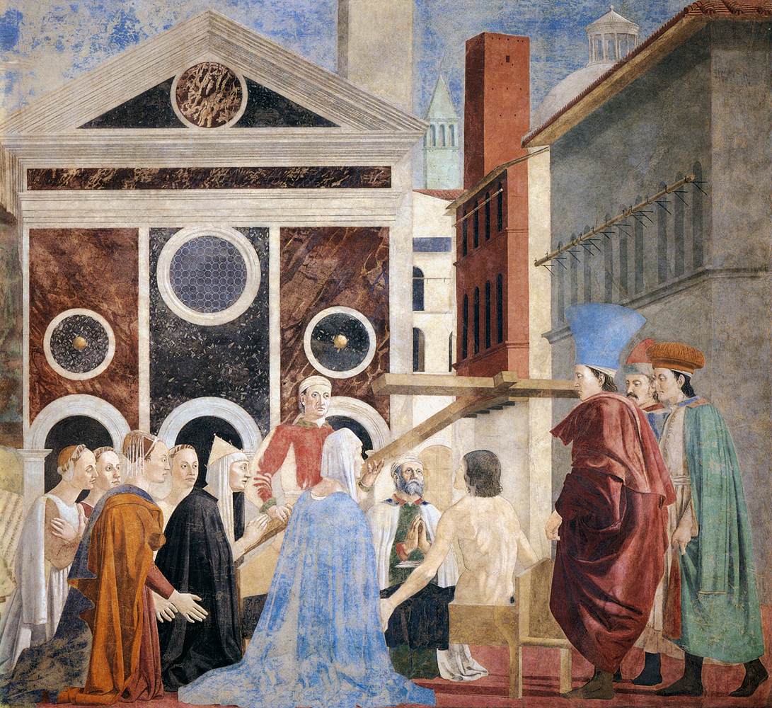 7b. Recognition of the True Cross by PIERO DELLA FRANCESCA