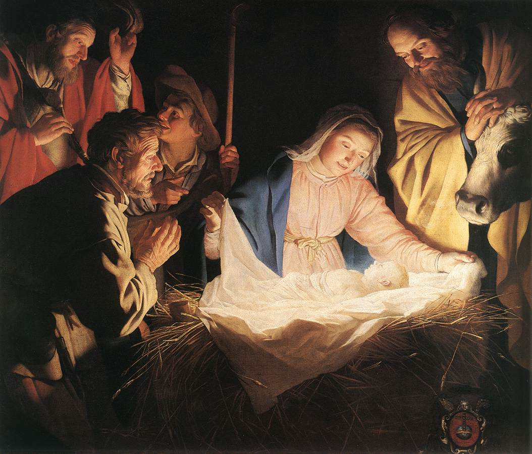 Adoration of the Shepherds by HONTHORST, Gerrit van