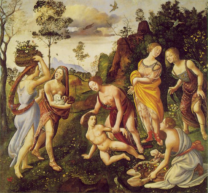 The Finding of Vulcan on Lemnos by PIERO DI COSIMO