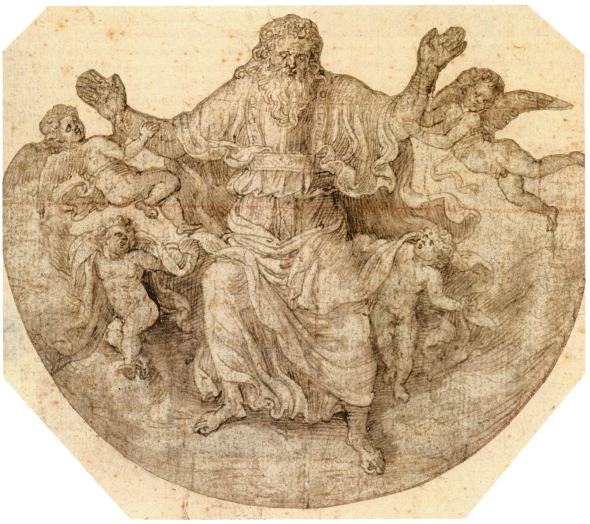 God the Father with Angels by LOMBARD, Lambert