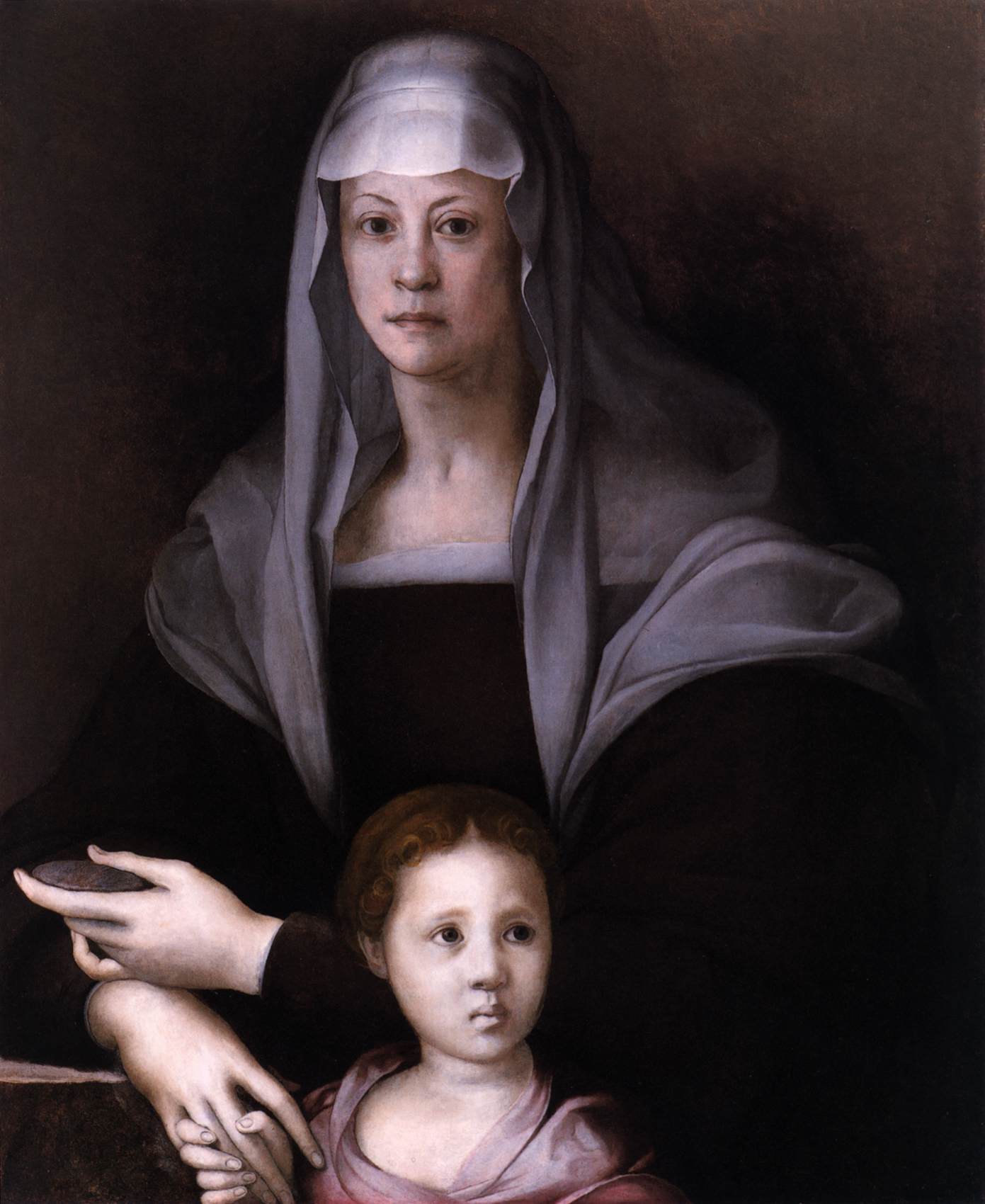 Maria Salviati with Giulia de' Medici by