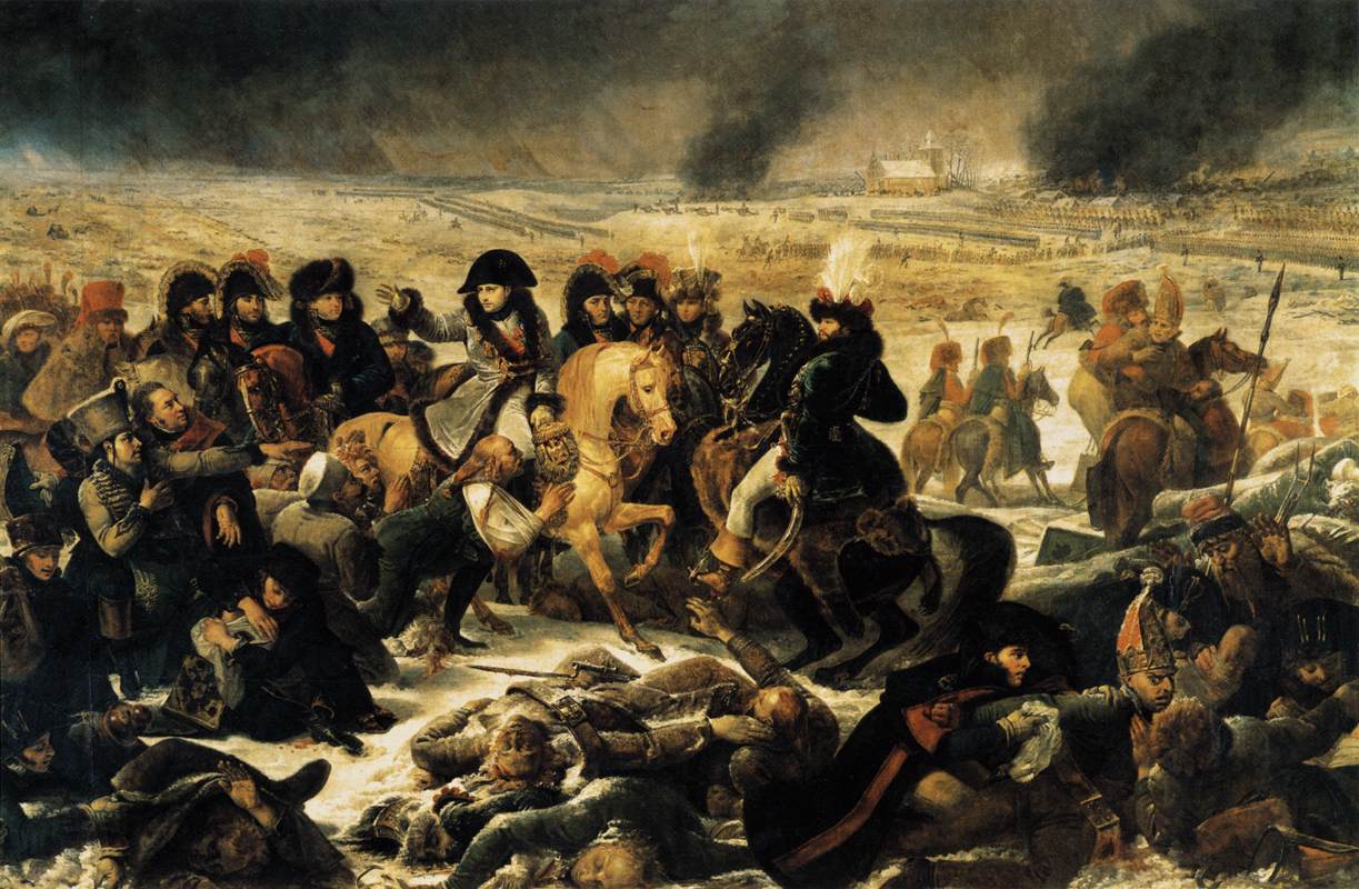 Napoleon Bonaparte on the Battlefield of Eylau, 1807 by