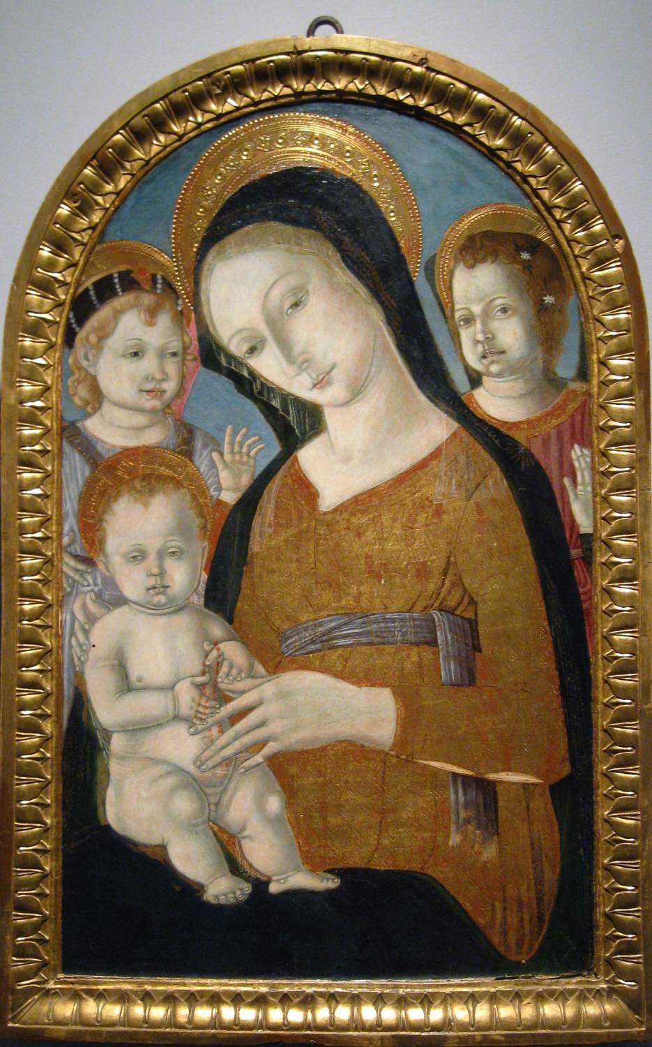 Virgin and Child with Two Angels by