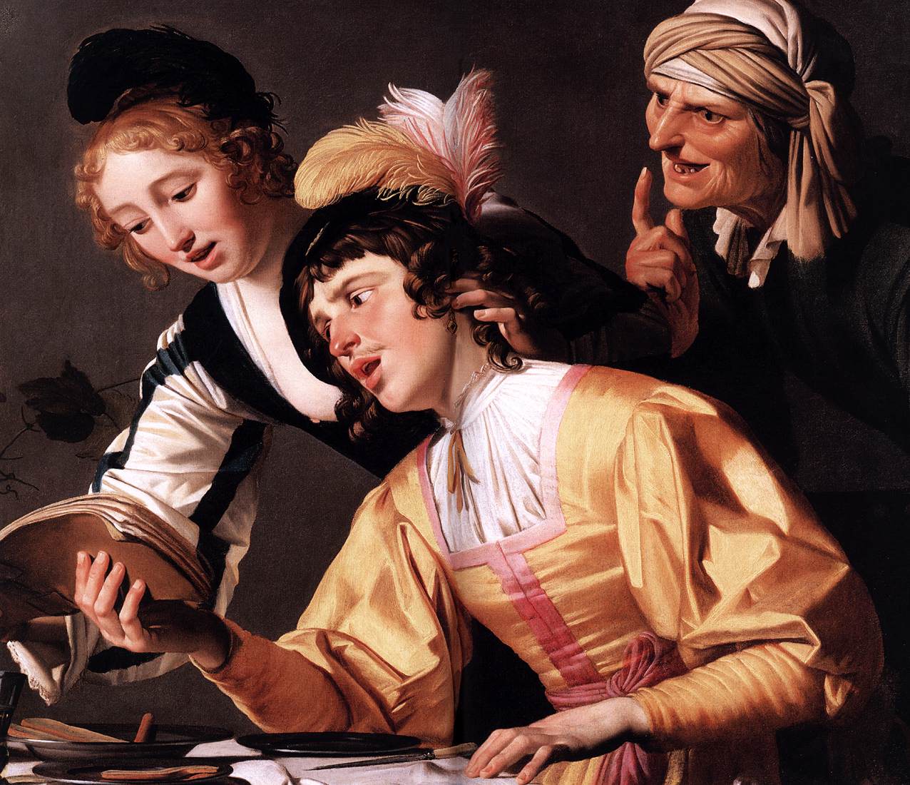 The Concert (detail) by HONTHORST, Gerrit van